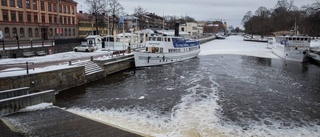 Vattennivån stiger i Fyrisån