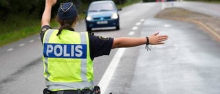 13 fartsyndare fast i poliskontroll