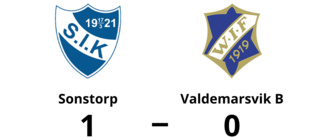 Alexander Andersson matchhjälte för Sonstorp mot Valdemarsvik B