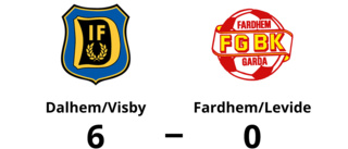 Dalhem/Visby har fyra raka segrar - vann mot Fardhem/Levide med 6-0