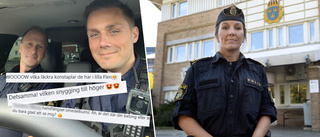 Virala bilden – som tvingade polisen att radera kommentarer