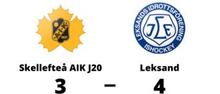 Leksand vann efter drama och kvitterade mot Skellefteå AIK J20