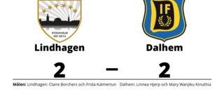 Lindhagen och Dalhem delade på poängen