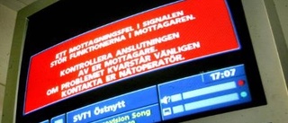 "Utlandet stör tv-sändningar"