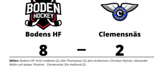 Clemensnäs chanslöst mot Bodens HF
