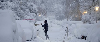 Kraftiga snöfall i Tyskland – flyg ställs in