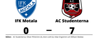 Målfest när AC Studenterna krossade IFK Motala