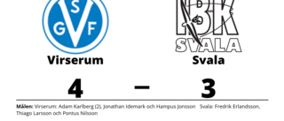 Virserum vann efter Adam Karlbergs dubbel