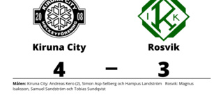 Kiruna City avgjorde i sista perioden och vann mot Rosvik