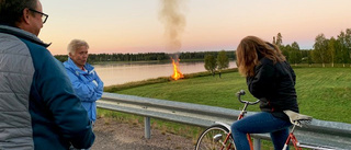 Nationalälvsfirande med eldar och musik