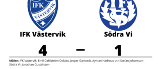 IFK Västervik segrade mot Södra Vi på hemmaplan