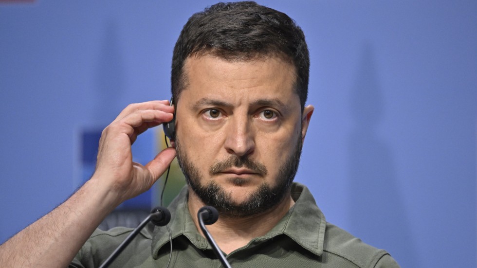 Ukrainas president Volodymyr Zelenskyj anser att kulturen måste hitta annan ickestatlig finansiering. Arkivbild.