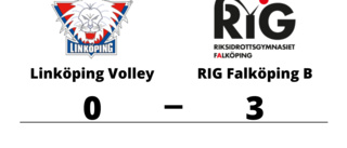 Förlust i raka set för Linköping Volley mot RIG Falköping B