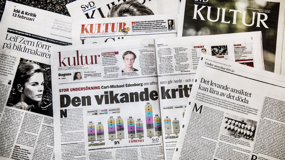 Kulturjournalistiken krymps i en digitaliserad medievärld. Arkivbild.