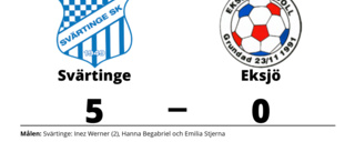 Nionde i rad utan förlust för Svärtinge