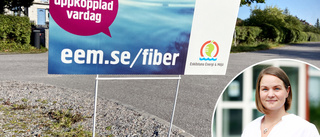 Därför skyltas det om fiber – trots att boende redan har det