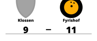 Fyrishof besegrade Klossen med 11-9