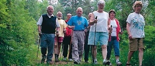 Järngäng som motionerar gemensamt