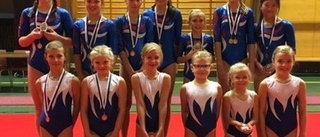 Medaljregn för duktiga gymnaster