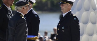 Piloten fick medalj från kungen