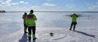 Isjakter krockade under SM på Glan