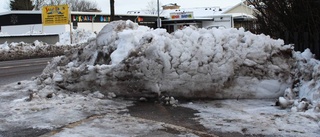 "Helt omöjligt att få bort all snö"