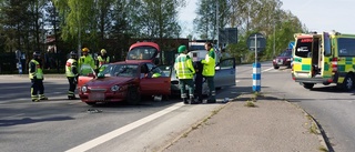 Trafikolycka på riksväg 50