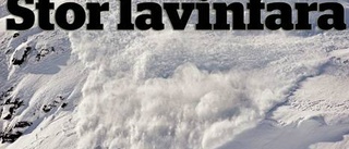 Betydande lavinfara i Riksgränsen