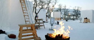 Tävlingen i snöskulptur läggs på is