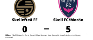 Tung förlust när Skellefteå FF krossades av Skell FC/Morön