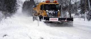 Bilisterna tog det lugnt i säsongens första snöfall