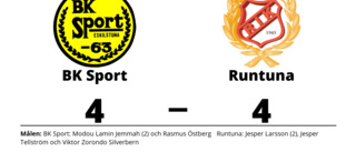 Runtuna kryssade mot BK Sport