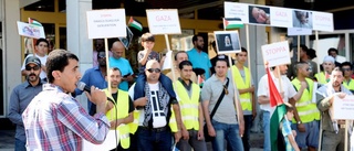 Demonstration mot massakern i Gaza