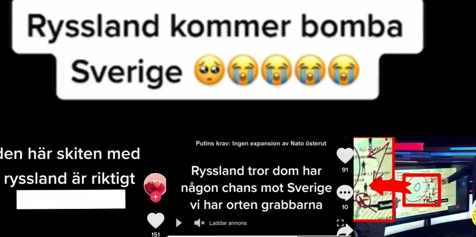 Ett axplock av alla filmer och texter som snurrar på Tiktok.