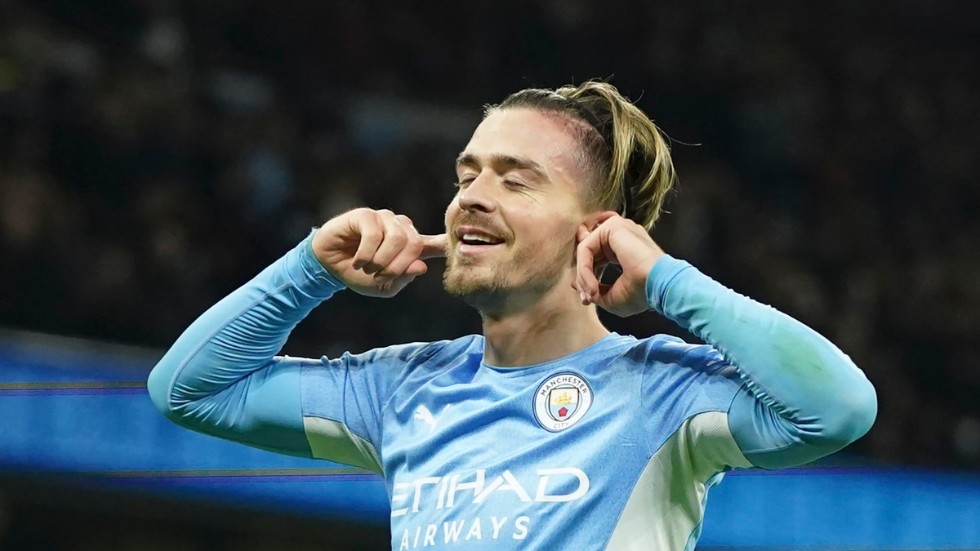 Jack Grealish gjorde 2–0 för Manchester City.