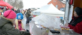 Vindarna störde årets marknad