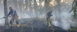 Höga brandrisken kan återkomma efter helgens regn