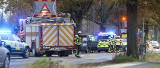 Mamma och spädbarn i trafikolycka vid korsning 