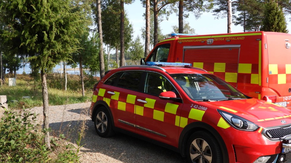 Räddningstjänsten larmades till en gräsbrand på Grimmelsö.