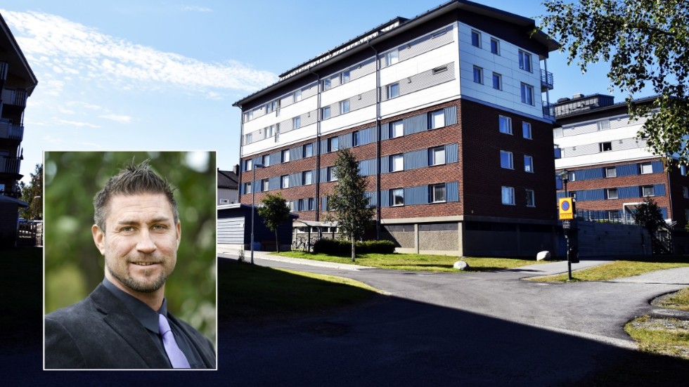 Mikael Renqvist, jurist vid Hyresgästföreningen, anser att Lulebos agerande vad gäller det vägglösdrabbade huset på Norra Strandgatan i Luleå.
