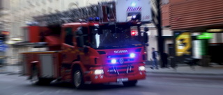 Lägenhetsbrand i centrala Stockholm