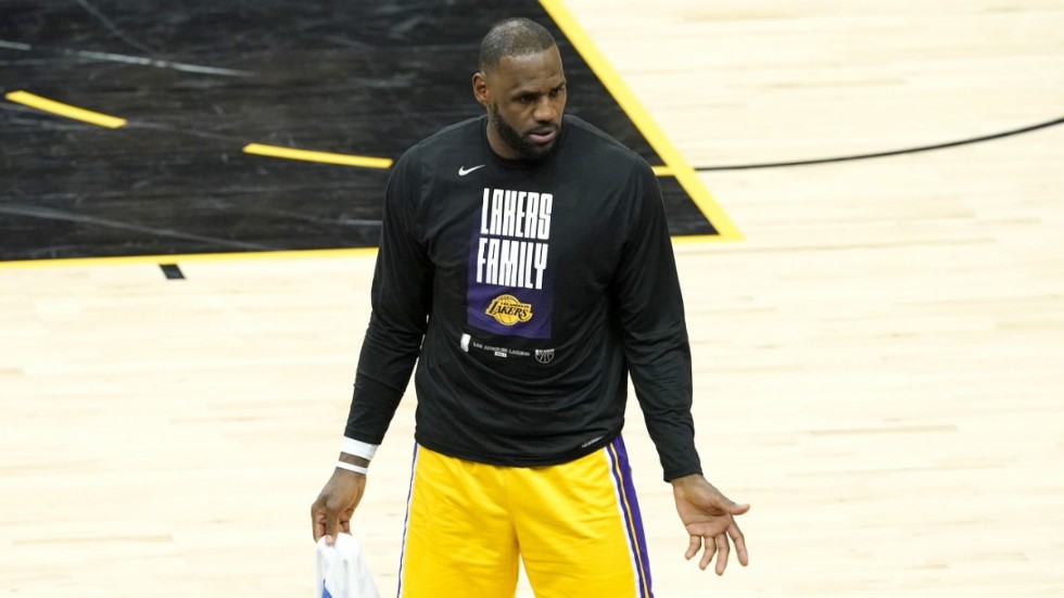"Vad var det jag sade", säger LeBron James. Arkivbild.