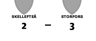Uddamålsseger för Storfors mot Skellefteå