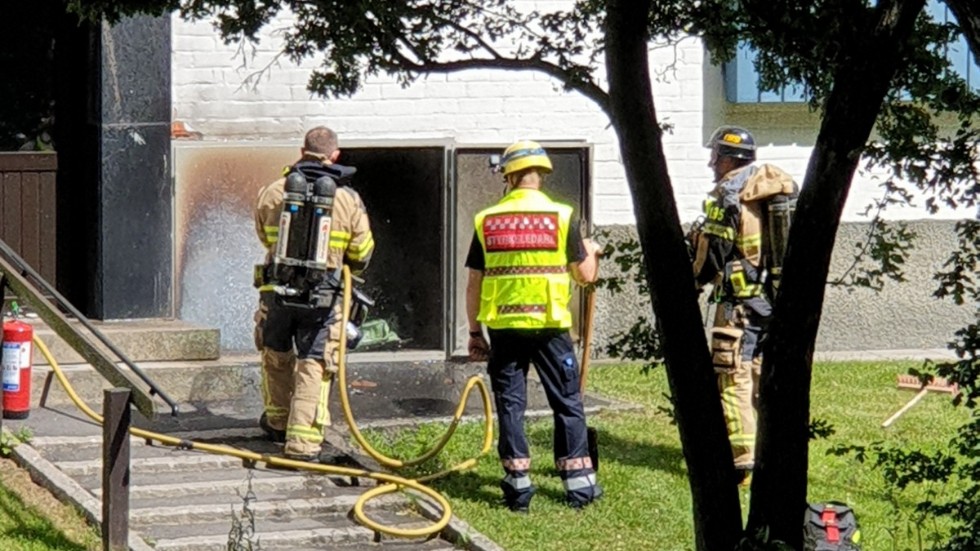 Räddningstjänsten fick snabbt situationen under kontroll och vädrade ur utrymmet.