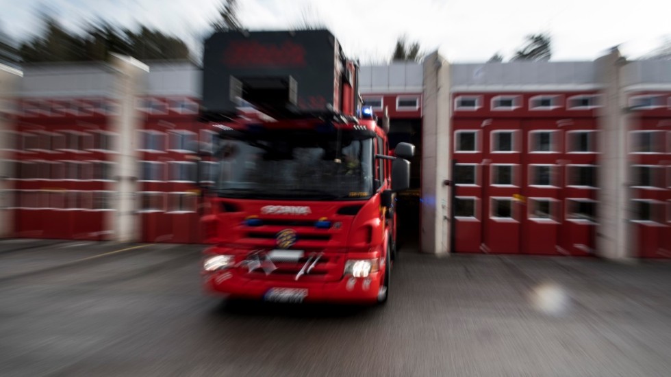Räddningstjänsten fick rycka ut i Umeå under söndagskvällen. Arkivbild.