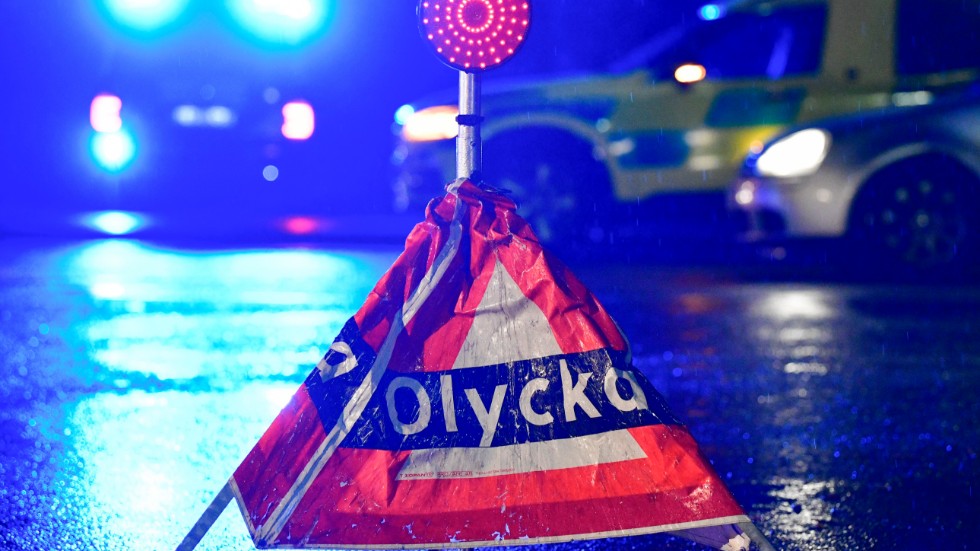 En kvinna skadades svårt i en olycka under natten till fredagen. Arkivbild.