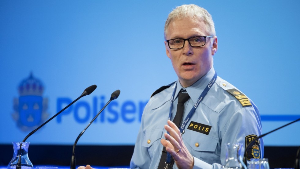 Lokalpolischefen Ulf Merlander har prisats för polisens arbete i nordöstra Göteborg, som bland annat lett till att stadsdelen Gårdsten inte längre är ett "särskilt utsatt område". Här deltar han i konferensen Folk och försvar 2019. Arkivbild.