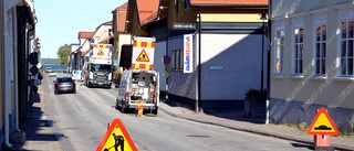 Därför var det stopp på Hamngatan – "filmarbete" störde trafiken