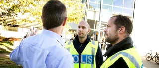 Polisen arbetar med namn i utredningen