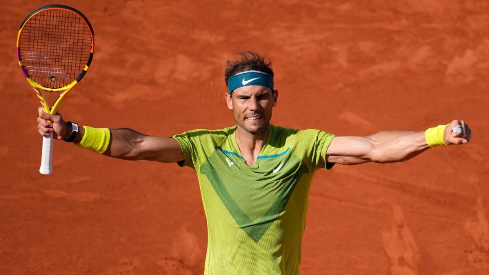 Rafael Nadal trivs bäst på gruset på Roland Garros under dagen.